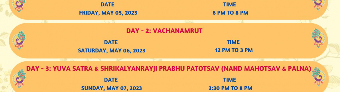 Day-1 Shrinrusimha Jayanti Utsav Kirtan & Vachanamrut